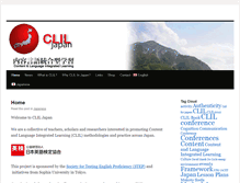 Tablet Screenshot of cliljapan.org